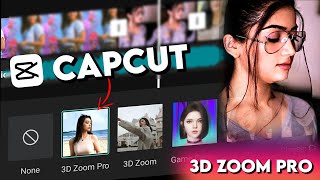 3D Zoom Pro Capcut | How To Make 3d Zoom Pro Effect in Capcut | Tiktok | Reels