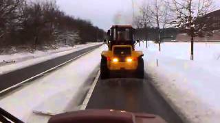 sneeuwschuiven in Herkenbosch deel 3 ( keulsebaan )