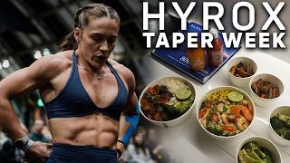 What I Eat \u0026 How I Train In Taper Week | HYROX