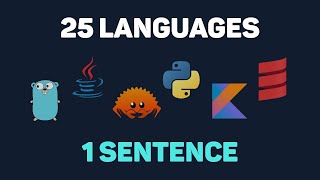25 Coding Languages Explained in 1 Sentence