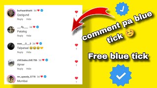 instagram comment blue tick | instagram comment me blue tick kaise lagaye #instagrambluetick