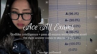 📚 : Ace all exams even without studying ⚠︎ Listen once ⚠︎ .....