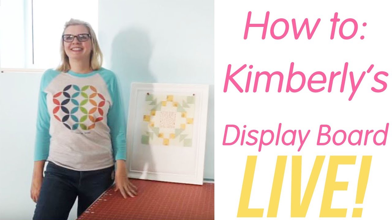 Behind The Seams: Live Make A Design Board With Kimberly | Fat Quarter ...