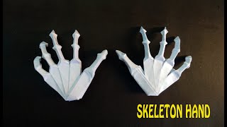 SKELETON HAND | ORIGAMI HAND | Origami tutorial | 4K