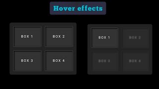 Css hover effects on siblings #html_css