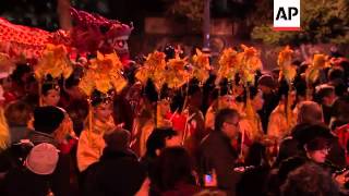 Thousands celebrate Chinese New Year with parade, stage show and fireworks