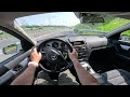 2008 mercedes c class w204 1.8 156hp pov test drive