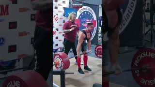 335.5kg deadlift on competition 🥵his forgot to struggle
