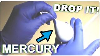 Mercury (Hg) Filled Water Balloon DROP TEST -SCIENCE!