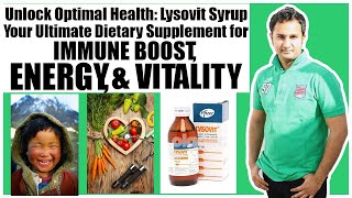 Optimal Health: Lysovit Syrup, Ultimate Dietary Supplement for Immune Boost, Energy, and Vitality