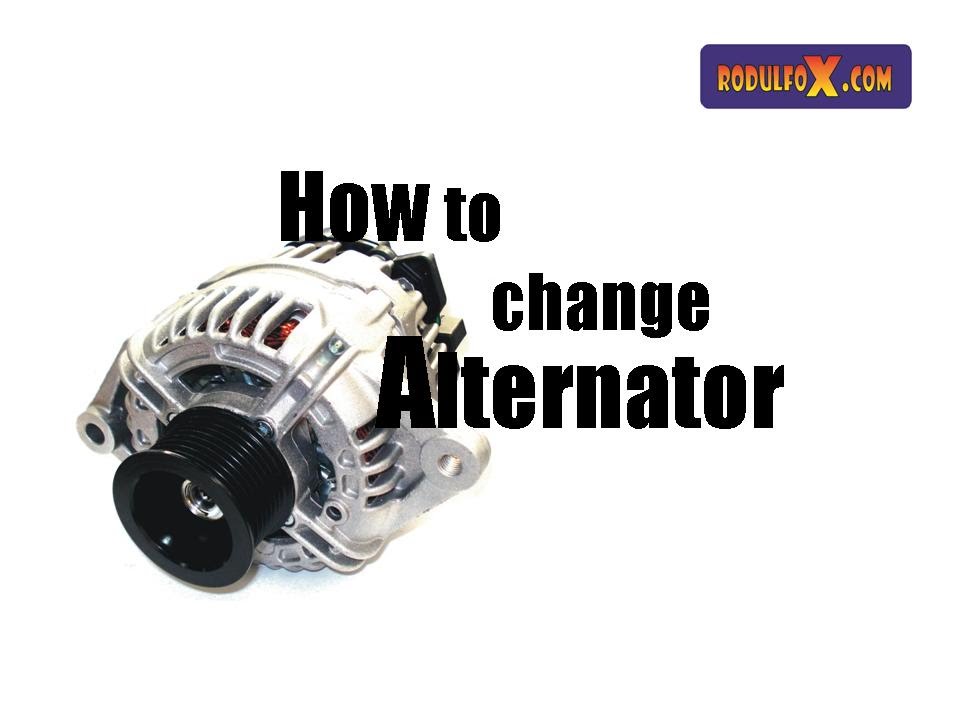 How To Replace Alternator DIY - YouTube