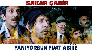 Sakar Şakir Türk Filmi | Yanıyorsun Fuat Abi! Hemde Çıra Gibi! Kemal Sunal Filmleri