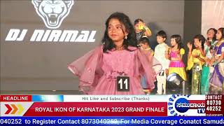 ROYAL IKON OF KARNATAKA 2023 FASHION SHOW | ARUNI ASHOK | ಭಾರತೀಯ ಉಡುಗೆ ಹೇಗಿವೆ ನೋಡಿ | Samudaya TV