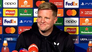 'NOTHING like this in our thoughts! It was STAYING IN PREMIER LEAGUE' | Eddie Howe | Newcastle v PSG