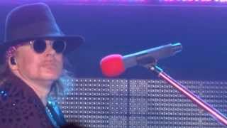 Guns N Roses - Elton John Piano Medley/November Rain Intro - Sound Academy - 7-15-13
