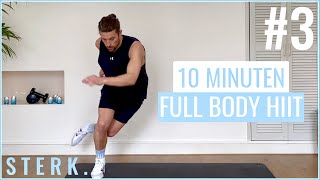 DAG 3 | 10 MINUTEN HIIT WORK-OUT CHALLENGE | Wakker Worden Met Wout