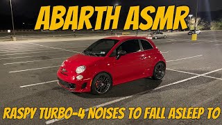 Fiat 500 Abarth Exhaust ASMR | Hot Hatchback Noises to Fall Asleep To | Stock Exhaust