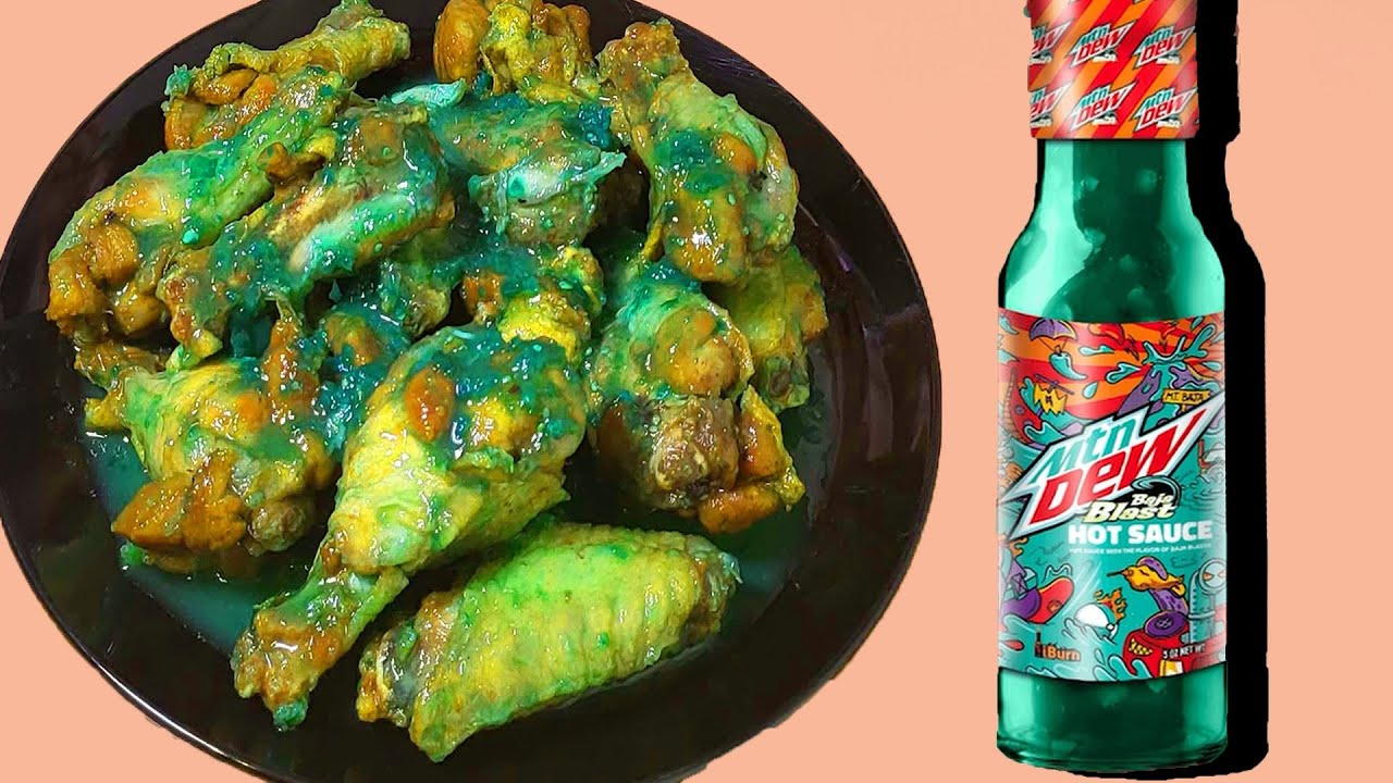 BAJA BLAST Hot Sauce Wings TASTE TEST - YouTube