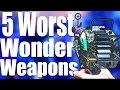 TOP 5 WORST WONDER WEAPONS IN 'BLACK OPS 3 ZOMBIES'