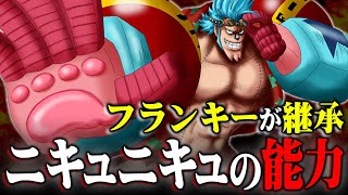 フランキーはニキュニキュの実を食べる！？仲間入りや数字の法則から今後の展開が丸わかり！！【 ワンピース 考察 最新 】