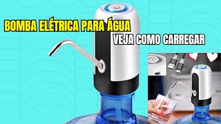 Como carregar a bomba elétrica de água ou d'água.