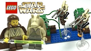 LEGO Star Wars Naboo Swamp review! 1999 set 7121!