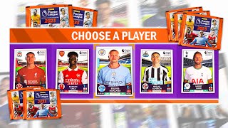 PANINI PREMIER LEAGUE 2023 STICKER PACK DRAFT!! (Pack Opening!)