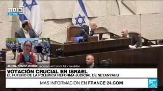 Informe desde Jerusalén: manifestantes israelíes llevan la protesta 'antireforma' hasta la Knesset