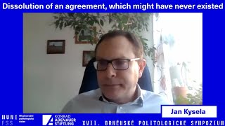 Jan Kysela: Dissolution of an agreement, which might have never existed