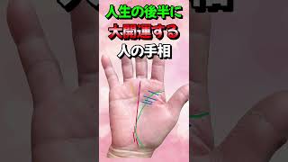 人生の後半に大開運する奇跡の手相【年末特別価格！手相オーラ鑑定依頼は説明欄へ】＃Shorts＃手相＃手相鑑定＃スピリチャル＃開運＃占い＃金運