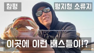 봄의 배스낚시는 평지형 소류지! 이곳에 이런 배스가!?