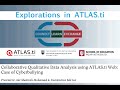 IQRT Webinar Series: Collaborative Qualitative Data Analysis using ATLAS.ti Web, Cyberbullying Case