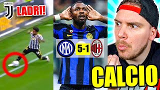 REAZIONE AI TIKTOK SUL CALCIO #29 - JUVE LADRA!! INTER DISTRUGGE IL MILAN...