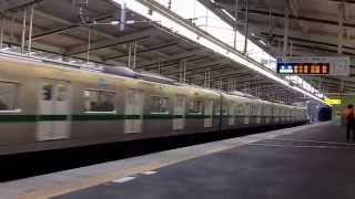 東京小田急多摩急行　Japanese train odakyu Line Tama express in Tokyo