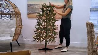 Affordable Elegance in Action! VEIKOU 6.5FT Pencil Christmas Tree Real-Life Review