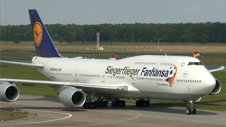 Landung der Fussball Weltmeister 2014 | Lufthansa Boeing 747-8 Berlin Tegel 15.7.2014