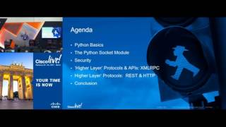 Introduction to Python Network Programming for Network Architects and Engineers [repeated session]
