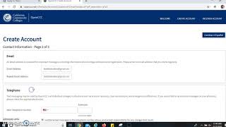 Create CCC Apply Account - Mesa College