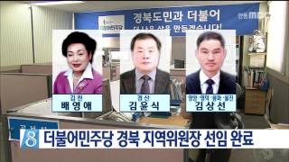 [안동MBC뉴스]더민주, 경북 지역위원장 선임