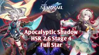 New Apocalyptic Shadow (AS) 2.6 with Feixiao (E0S0) and Firefly (E0S0) | Honkai: Star Rail