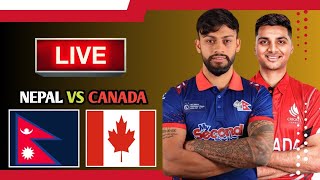 NEPAL VS CANADA 3RD ODI MATCH 2024 LIVE MATCH