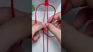 How to tie a red bracelet from start to finish #diy #diycraft #craftideas