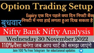 30 Nov Nifty Prediction & Bank Nifty Analysis For Tomorrow | tomorrow market prediction |