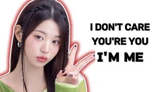 The Wonyoung mindset 🦢