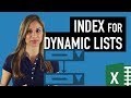 Create Dynamic Drop-Down Lists Based on Numbers Using INDEX (without MATCH) in Excel