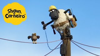 🐑Shaun, o Carneiro 🐑 Ovelhas treinadas em eletricidade 🐑 Hora Especial🐑| Cartoons Para Crianças