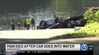 Person dies after car plunges into Barkhamsted lake