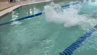 Backstroke DQ: 2E Toes Over Gutter