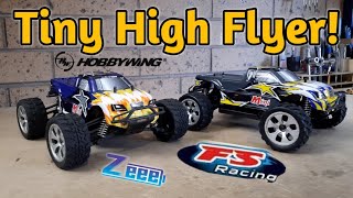 CRAZY 1/18 brushless machine! Speed test and bash ZEEE 3s lipo.