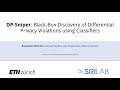 DP-Sniper: Black-Box Discovery of Differential Privacy Violations using Classifiers